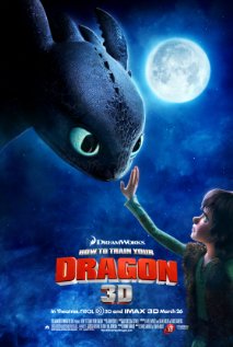 فيلم الأنمى الرائع How To Train Your Dragon 2010 DVDRip مترجم
