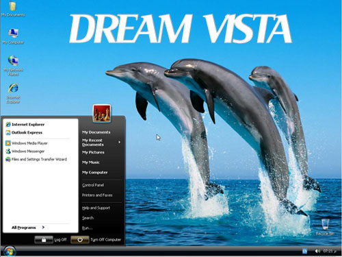 ويندوز إكس بي المعدلة Windows Dream Vista 2012 في أخر تحديثات