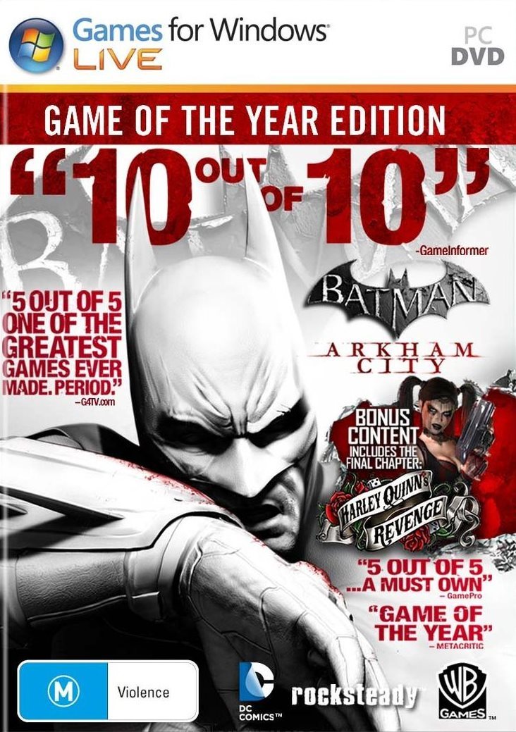 Batman Arkham City Game of the Year Edition كراك SKIDROW بحجم 18 جيجا