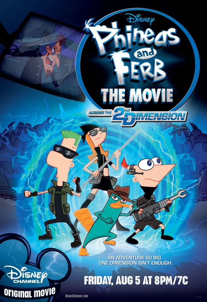 فيلم الانمى Phineas and Ferb Across the 2nd Dimension 2011 مدبلج